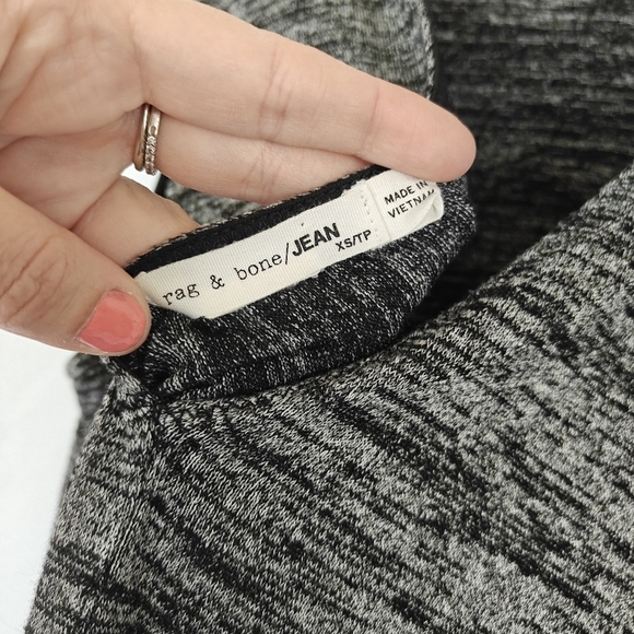 $115 Rag & Bone Jean Charley Space-dyed Cutout Tank Sz XS/TP - Picture 7 of 8